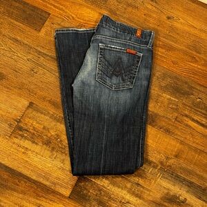 7 For All Mankind Indigo Denim Jeans